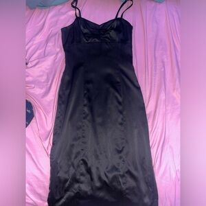 Midi black dress